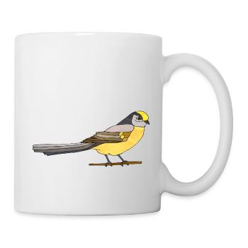 Oiseau - Mug blanc - blanc - Droite