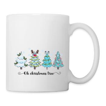 Oh Christmas Tree - Tasse - Weiß - Rechts