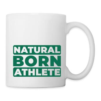 Natural Born Athlete - Tasse - Weiß - Rechts