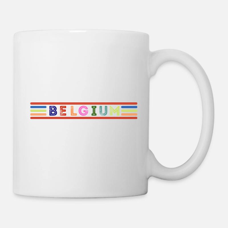 BELGIUM - Mug blanc - blanc