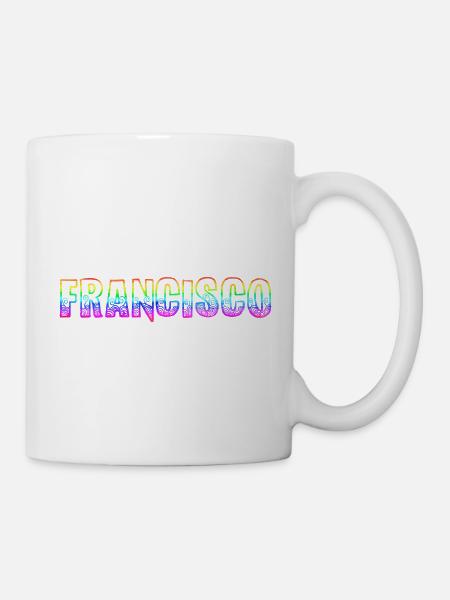 francisco rs regenbogen - Tasse - Weiß