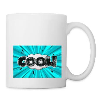 cool Comic Style Bubble Graffiti Lettering - Mug - white - Right