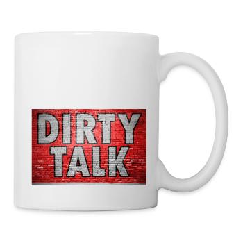 Dirty Talk Graffiti Brick Wall - Mug - white - Right