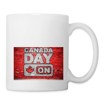 Canada Day Graffiti Fête du Canada - Mug - white - Right