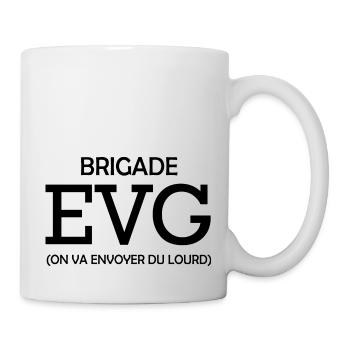 brigade evg / team evg - Mug blanc - blanc - Droite