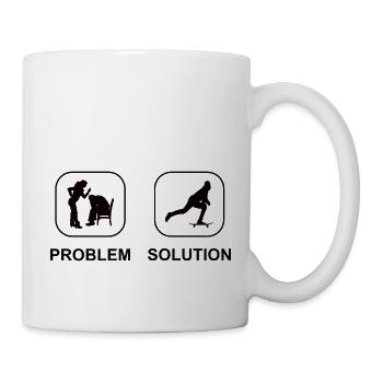 Skateboard Longboard Skater Skateboarding Skating - Mug blanc - blanc - Droite