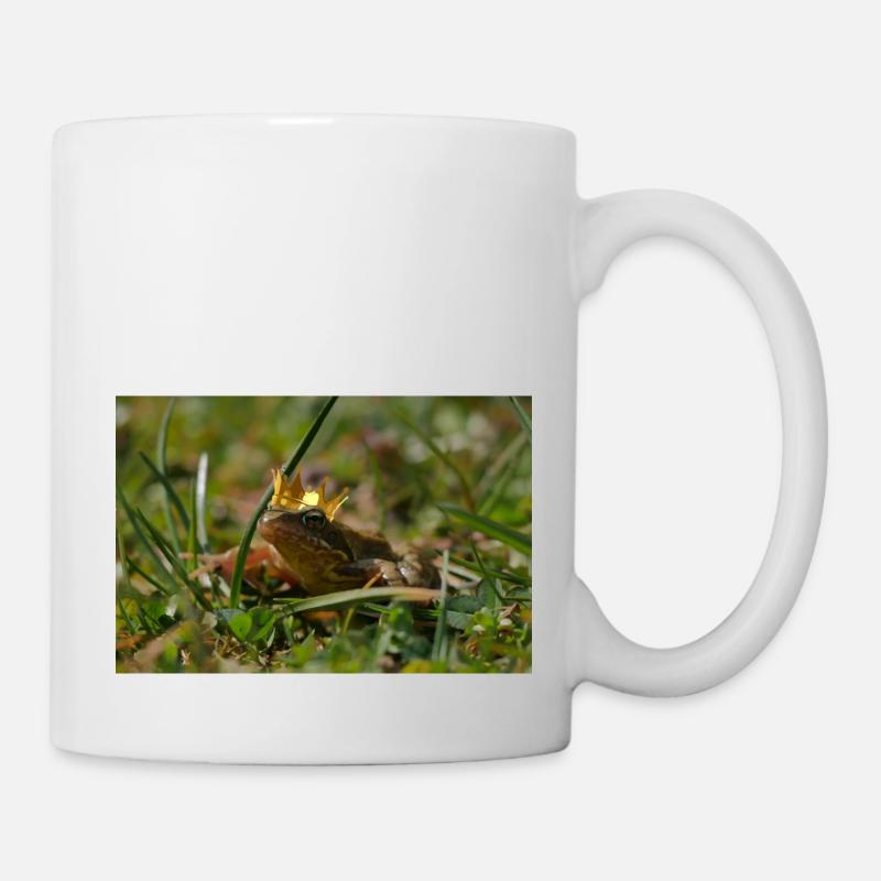 Prince grenouille comme dans un conte de fées - Mug blanc - blanc