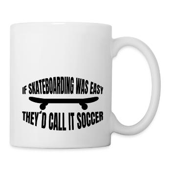 Skateboard Skating Skateboarding Longboard Skater - Mug blanc - blanc - Droite