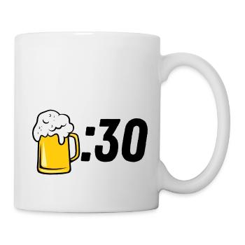 Bier :30 - Tasse - Weiß - Rechts