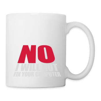 Ne pas réparer votre ordinateur - Mug blanc - blanc - Droite