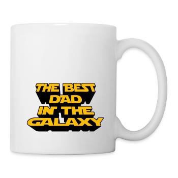 DER BESTE VATER IN DER GALAXIE - Tasse - Weiß - Rechts