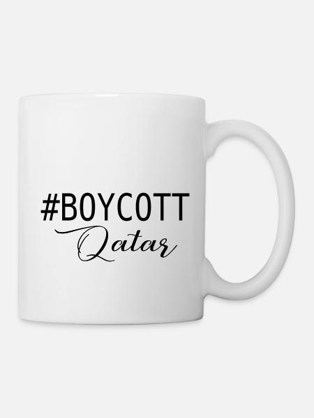 BOYKOTT KATAR - Tasse - Weiß