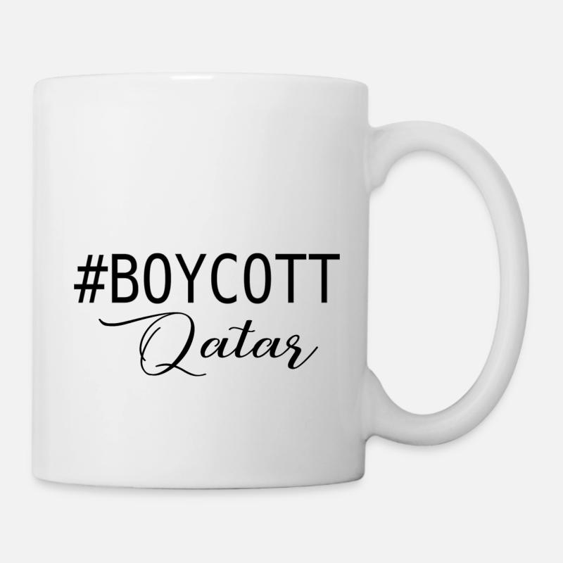BOYKOTT KATAR - Tasse - Weiß