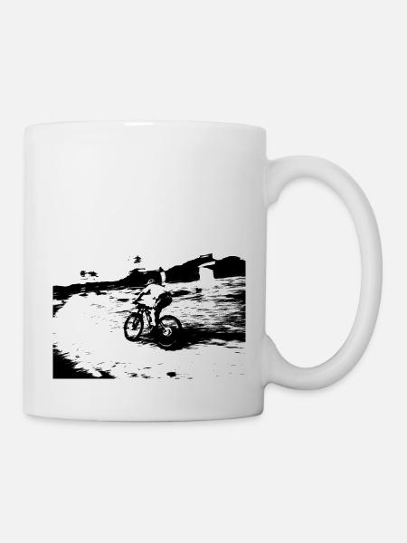 mtb bmx vintage bmx mtb - Tasse - Weiß