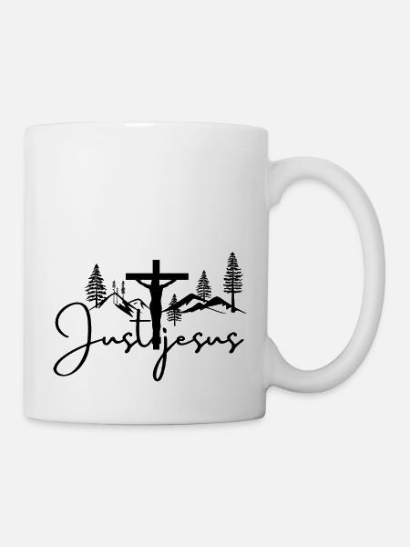 Just Jesus - Tasse - Weiß