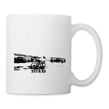 MTB downhill mountain bike - Mug - white - Right