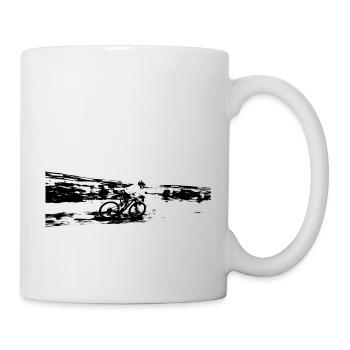 Mountainbike - Tasse - Weiß - Rechts