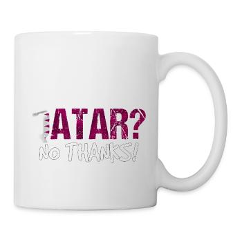 Qatar Boycott Flag Gift - Mug - white - Right