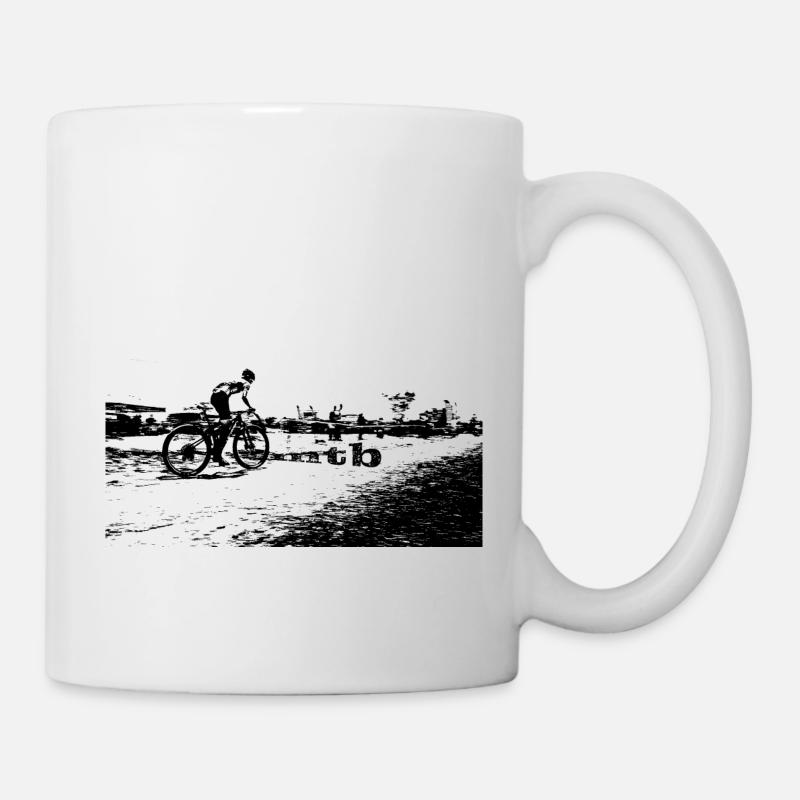 MTB MTB bike BMX - Tasse - Weiß