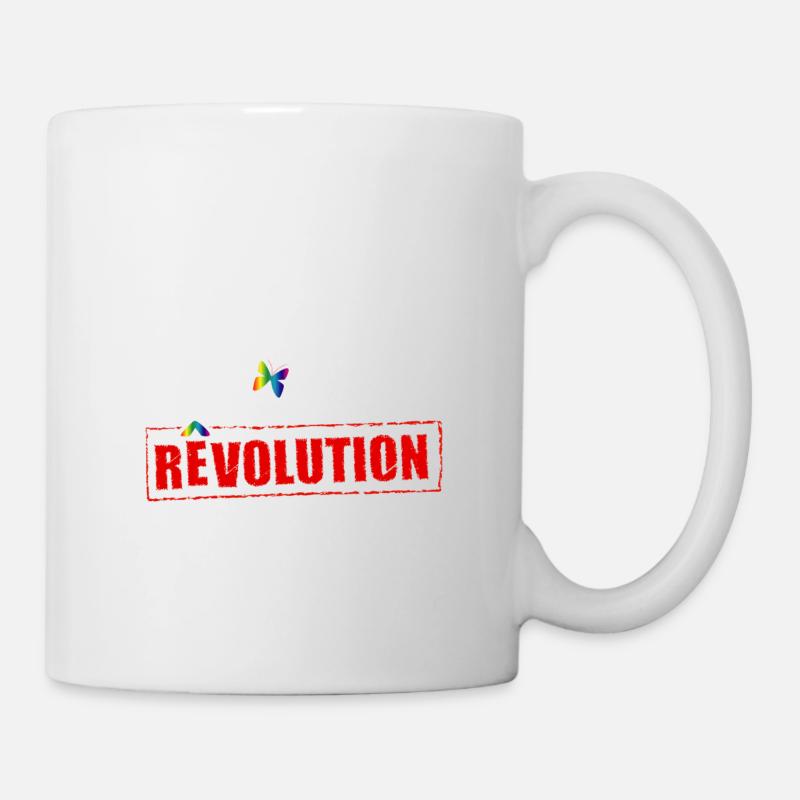 Rêvolution rainbow - Mug blanc - blanc