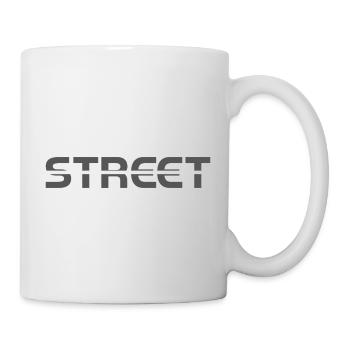 Street font design street fashion - Tasse - Weiß - Rechts