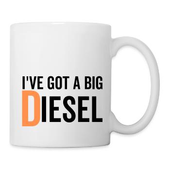 J’ai un gros diesel - Mug blanc - blanc - Droite