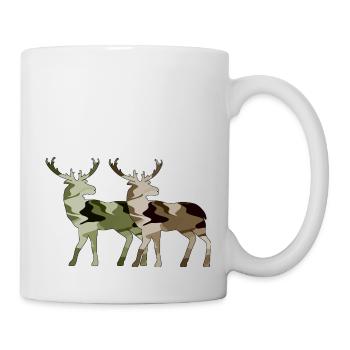 Cerf - Mug blanc - blanc - Droite