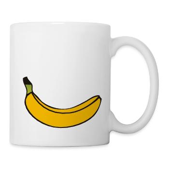 banane 7 A - Mug blanc - blanc - Droite