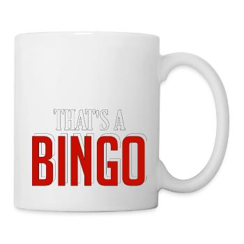 Bingo Film Cinéma Citation Cadeau - Mug blanc - blanc - Droite