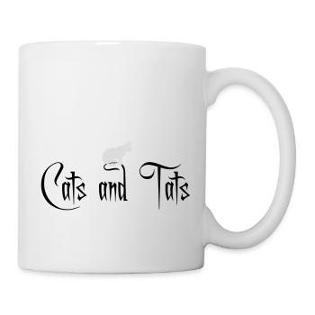 Citation de chats et de tats - Mug blanc - blanc - Droite