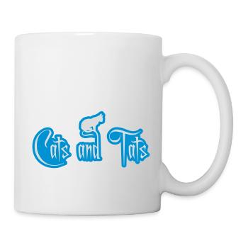 Citation de chats et de tats - Mug blanc - blanc - Droite