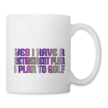 birthday present funny bowling golfcoach golfgirl - Mug - white - Right