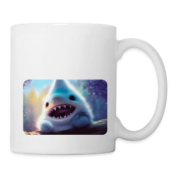 Requin à fourrure - Mug blanc - blanc - Droite