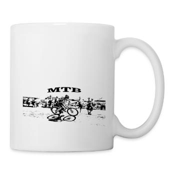BMX MTB MTB bike - Mug - white - Right