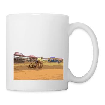 BMX MTB MTB bike - Mug - white - Right