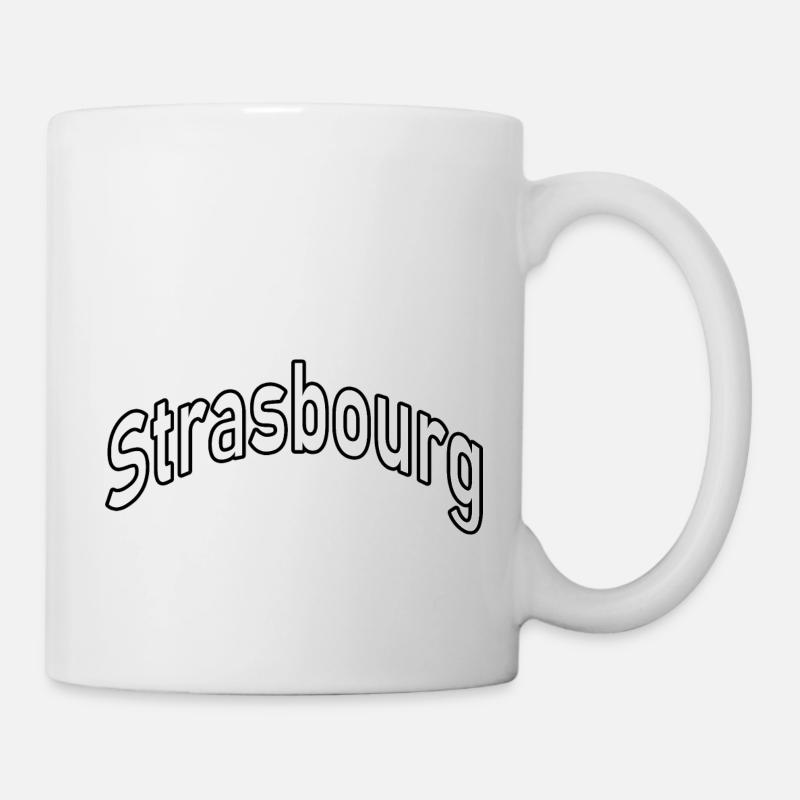 Strasbourg - Tasse - Weiß