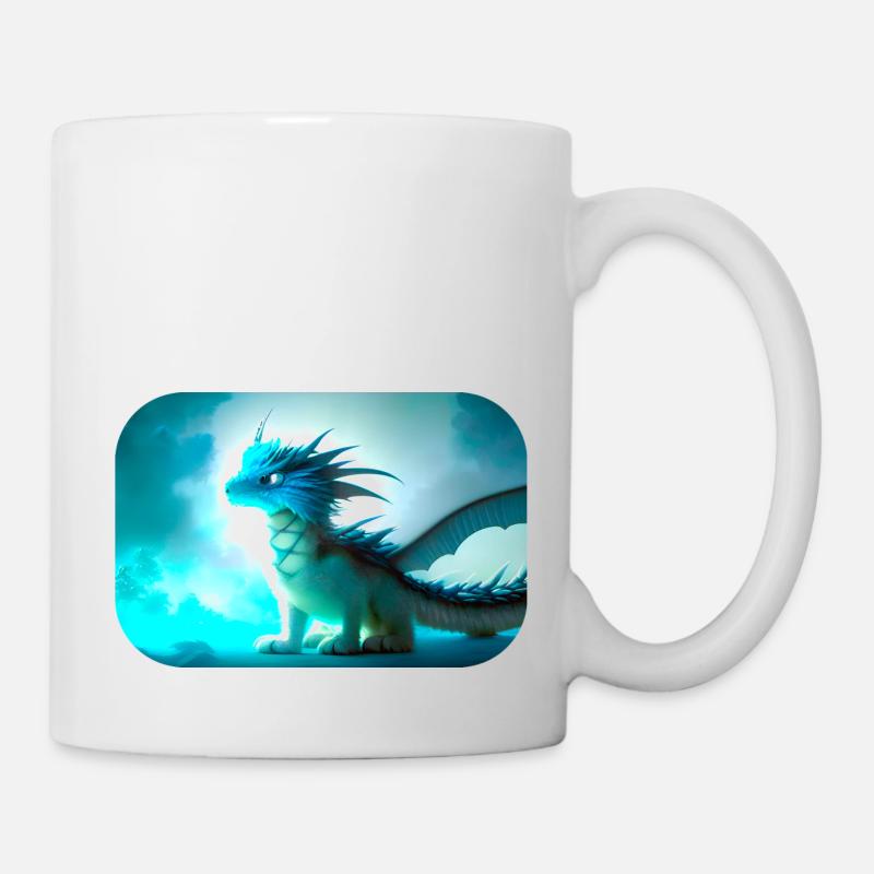 Petit dragon Grummliger - Mug blanc - blanc