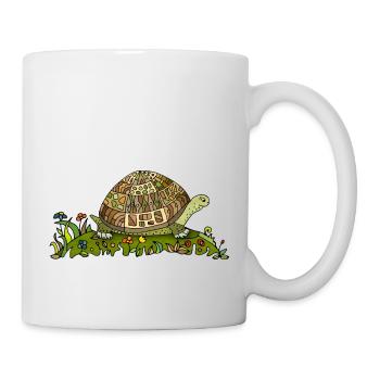 Tortue - Mug blanc - blanc - Droite