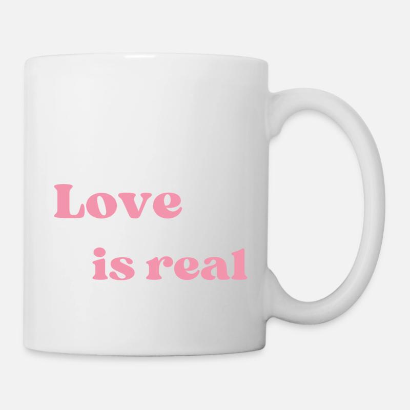 Love is Real - Mug blanc - blanc