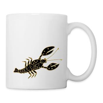 Krebs - Tasse - Weiß - Rechts