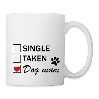 Hund Chien - Mug blanc - blanc - Droite