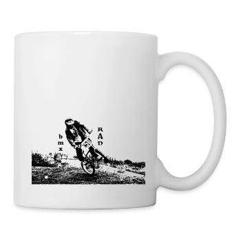 BMX Race Racing MTB Motocross MTB Bike RAD - Tasse - Weiß - Rechts