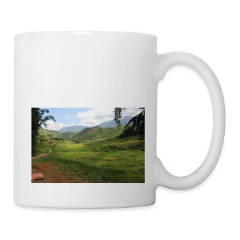 Vietnam in der Regensaison - Tasse - Weiß - Rechts