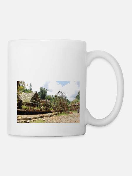 Dorf in Vietnam - Tasse - Weiß