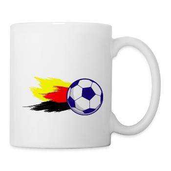Fußball Soccer - Tasse - Weiß - Rechts
