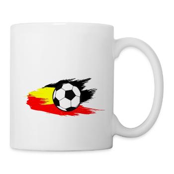 Fußball Football - Mug blanc - blanc - Droite