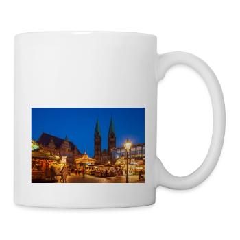 Bremer Weihnachtsmarkt - Tasse - Weiß - Rechts