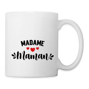 Madame maman - Mug blanc - blanc - Droite