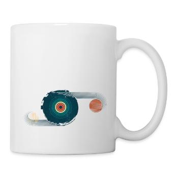 retro abstract 2 - Mug - white - Right
