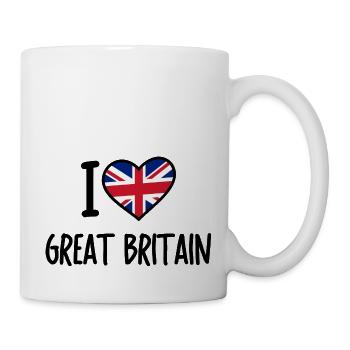 i love great britain - Tasse - Weiß - Rechts